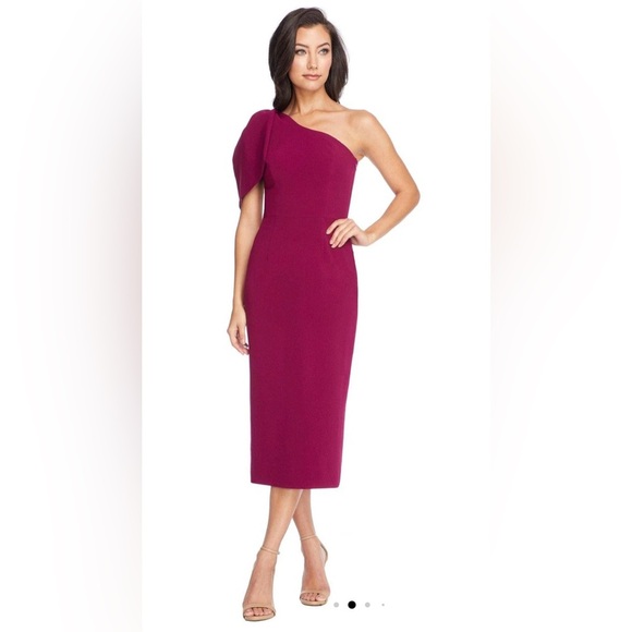 NWT Dress The Population Tiffany Dress in Dark Magenta Sz XS - Picture 1 of 14
